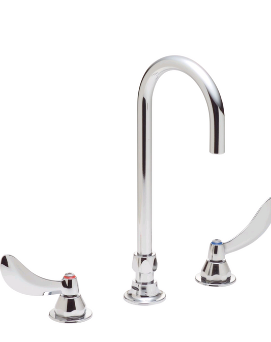 Delta 27C2942 Two Handle 8" Below Deck Mount Faucet in Chrome